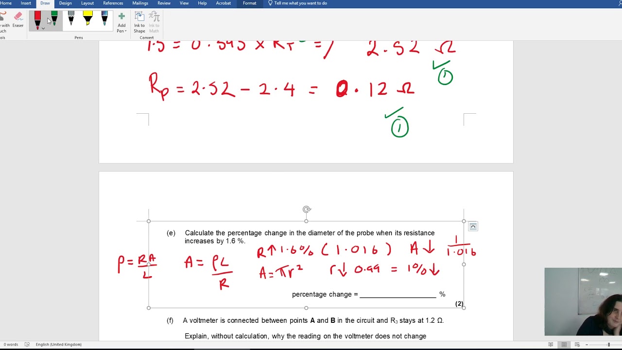 Question 7 Resisitivity