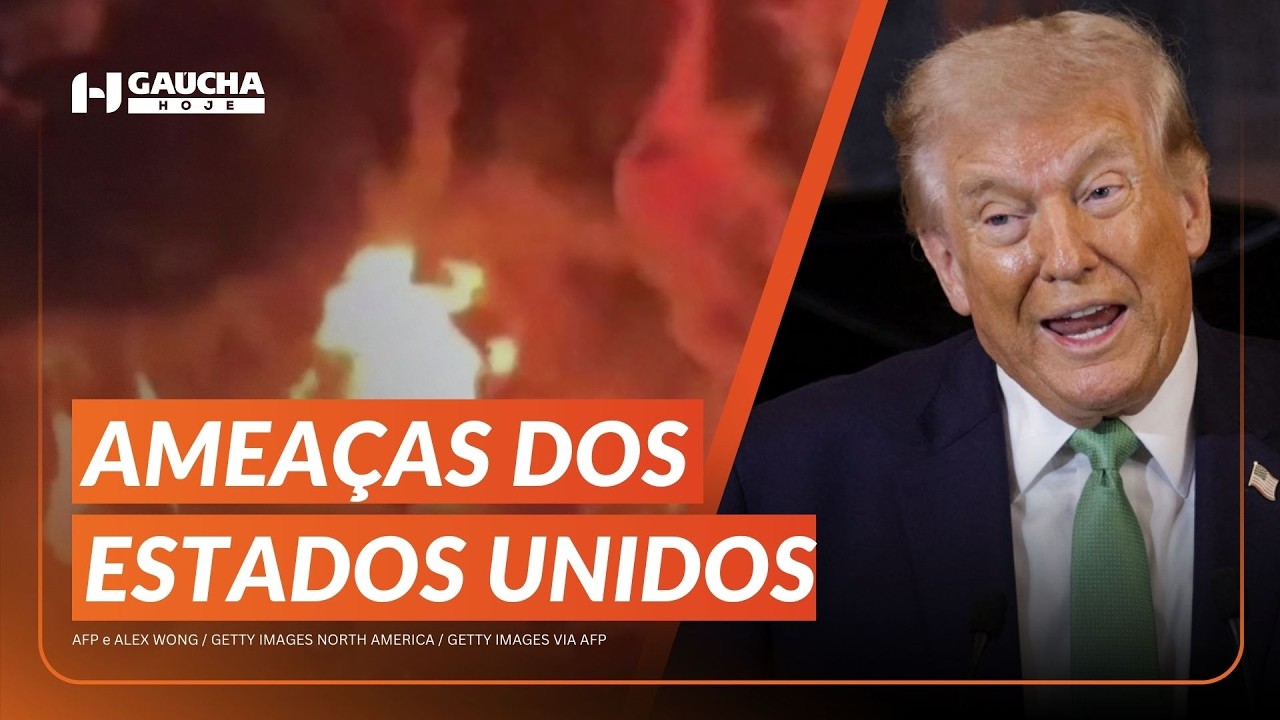 GUERRA: TRUMP ameaça EXPLODIR maior campo de gás do mundo, localizado no Irã | Gaúcha Hoje