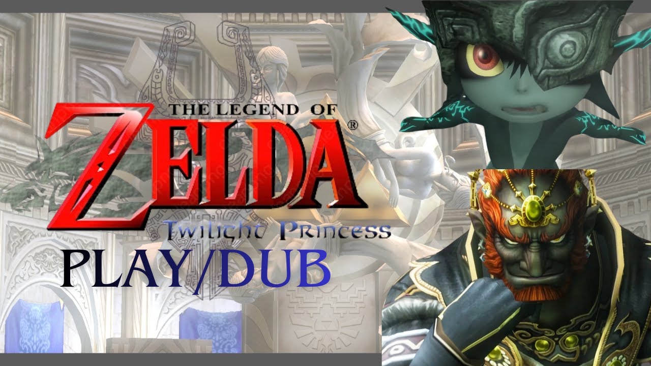 Zelda TP Ganondorf & Midna English Dub (EmWins Playthrough)
