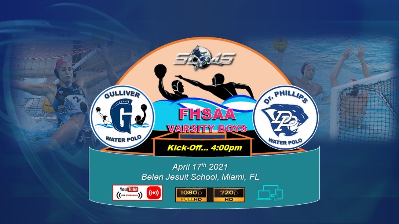 Gulliver Prep. Varsity Boys vs. Dr. Phillips Varsity Boys - FHSAA Water-Polo States Championship
