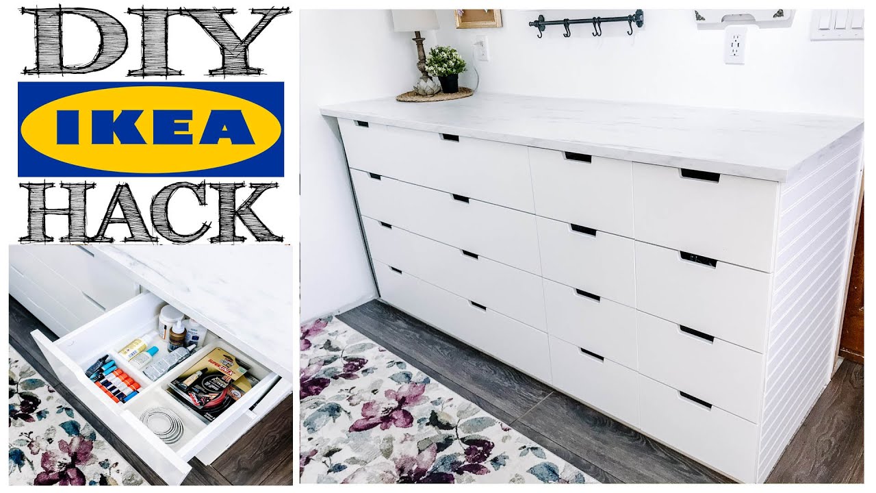 IKEA HACK | Craft Room Organization Cabinet