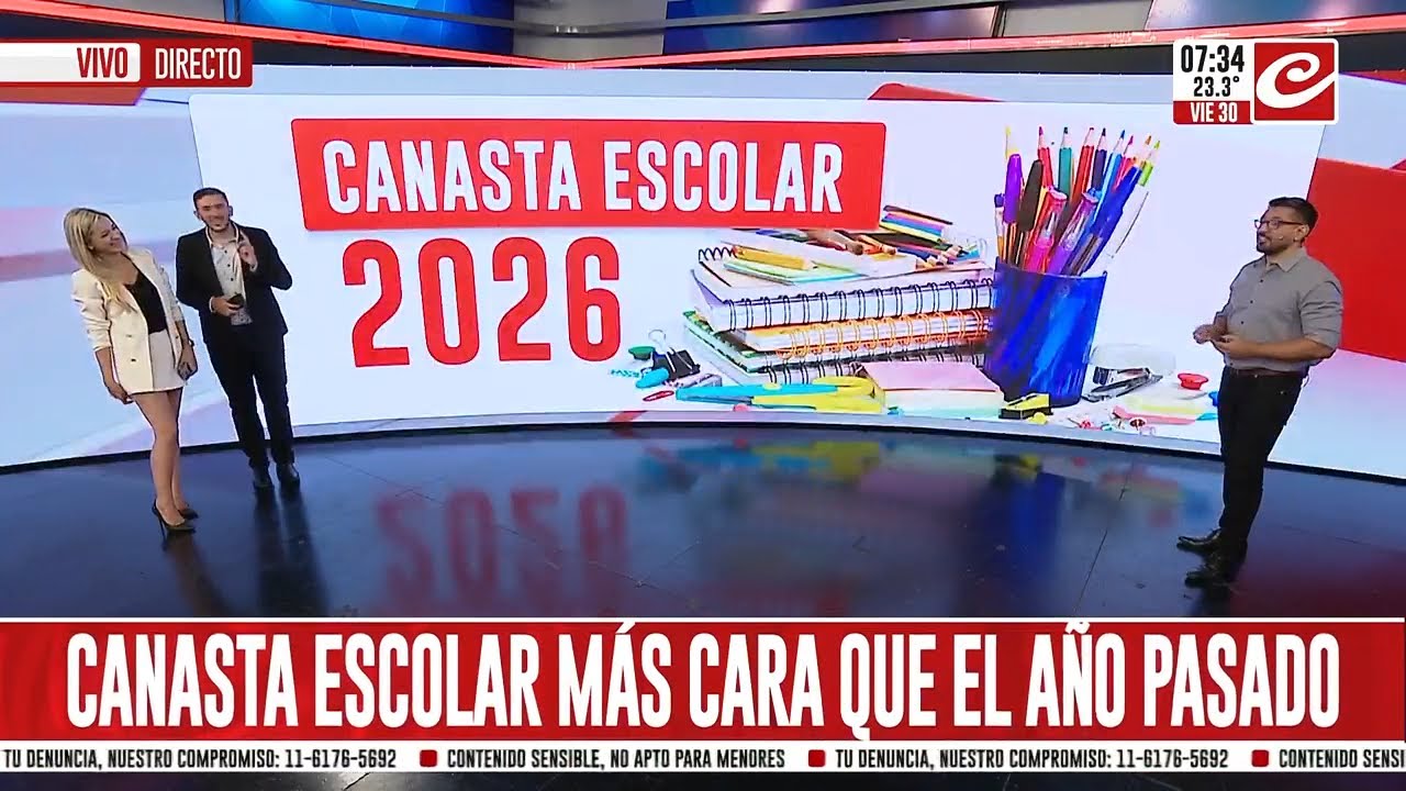 Canasta escolar 2026: ¿cuánto aumentaron los útiles escolares?