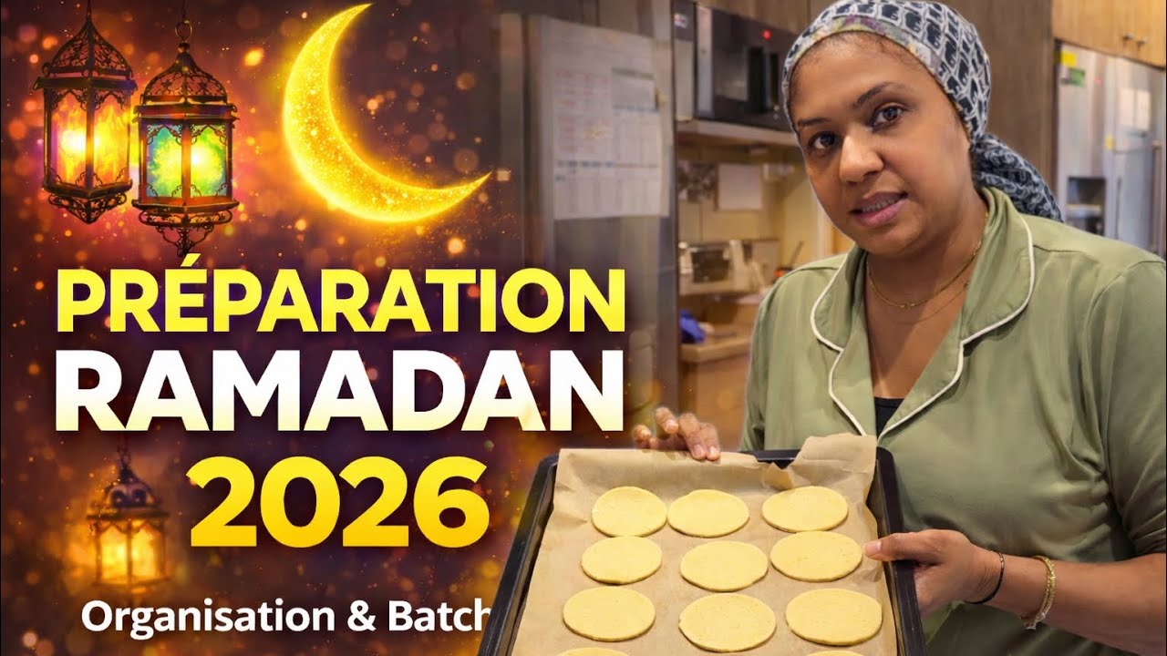 UNE JOURNEE DE RAMADAN AVEC MOI / PREPARATION RAMADAN 2026  Organisation, Batch Cooking & Déco 🌙