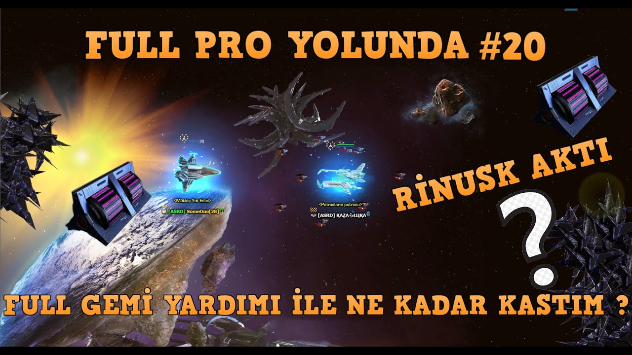 Darkorbit Full Pro Yolunda #20 / Full Gemi Yardımı İle Ne Kadar Rinusk Kastım ?