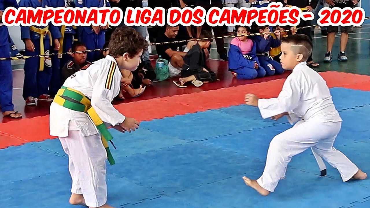 Jiu Jitsu - Kids  - Faixa Branca - Campeonato Liga dos Campe&otilde;es - 2020