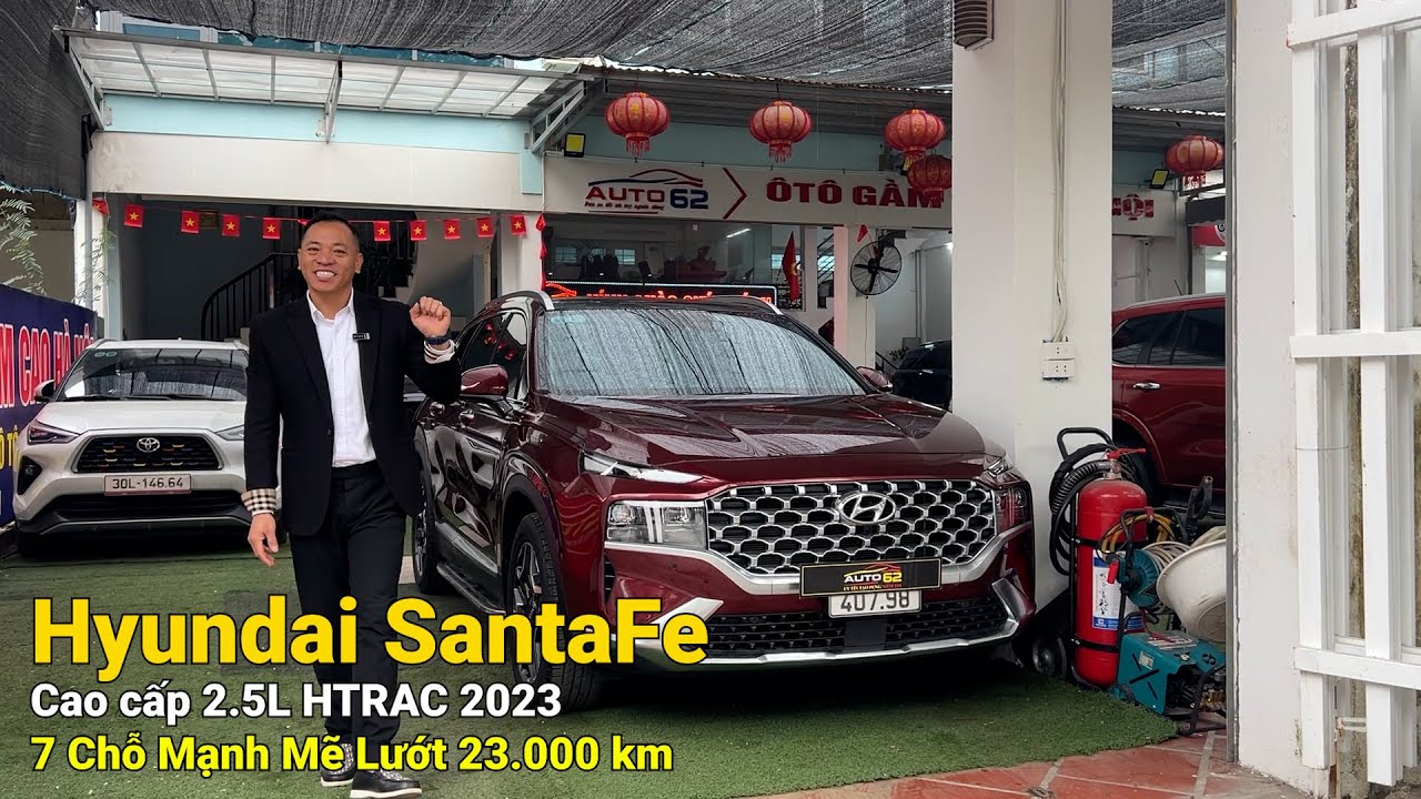 Hyundai SantaFe Cao cấp 2.5L HTRAC 2023 Xe Ô tô Cũ 7 Chỗ Giá Rẻ