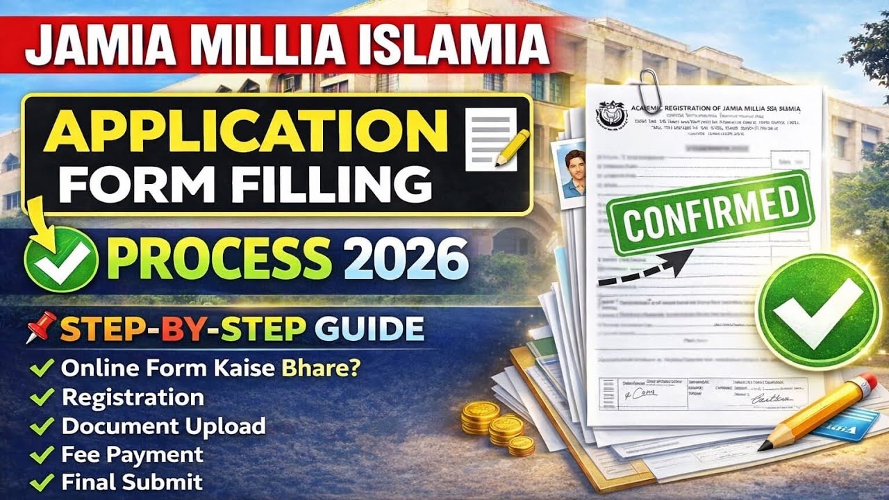 Jamia Application Form 2026 out 🔥 UG PG Diploma all courses form out ✨️ Entrance date Exam date syll