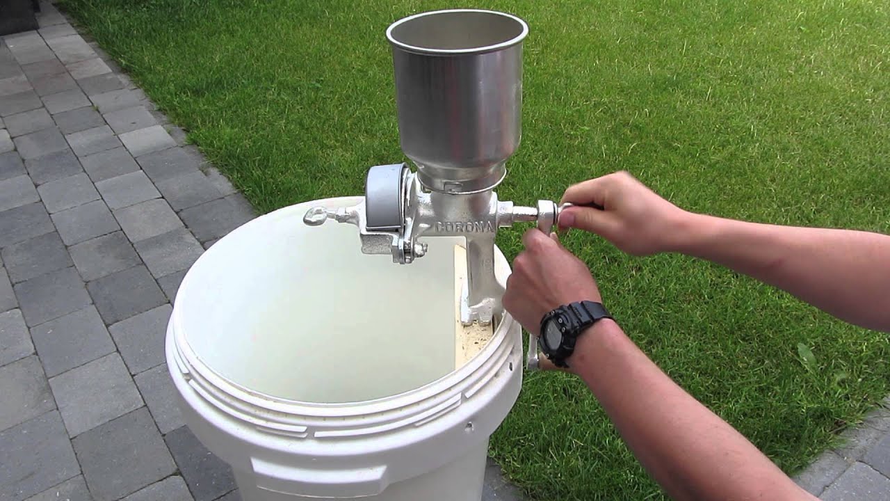 Video response to CraigTube about motorizing the grain mill