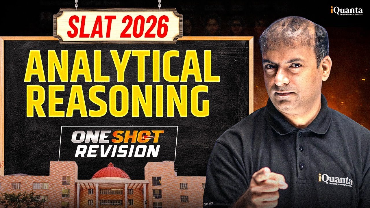 SLAT 2026 Analytical Reasoning | One-Shot Revision for Exam Day | Must-Do Session