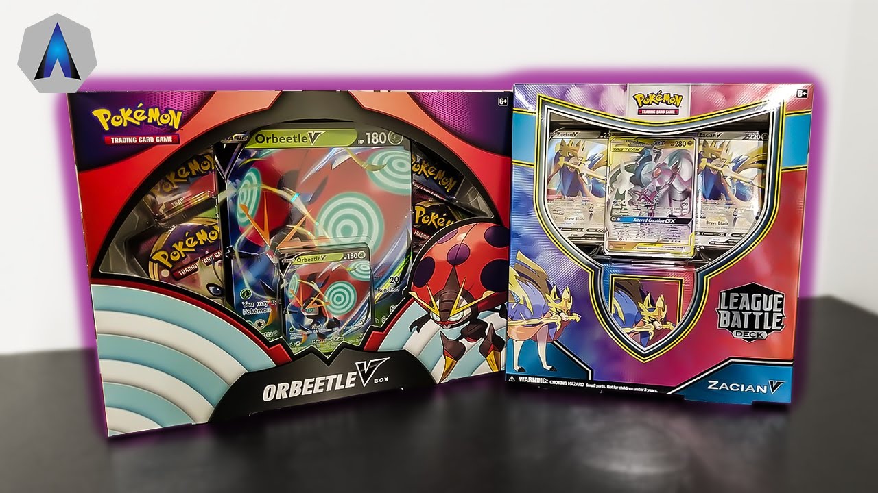 Pokemon! *NEW* Zacian V League Battle Deck + Orbeetle V Box Opening