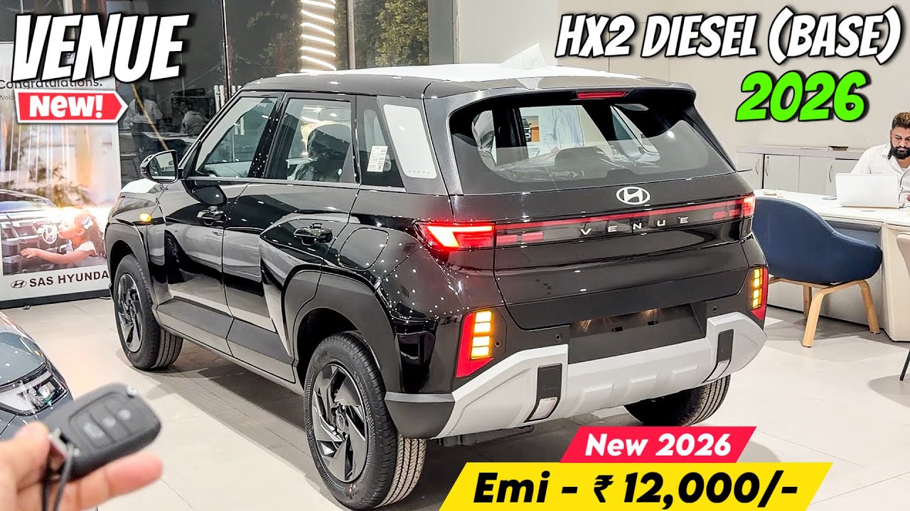 Hyundai Venue HX2 Diesel 2026 ❤️ | Hyundai Venue Base Model | Venue 2026 Detailed Review