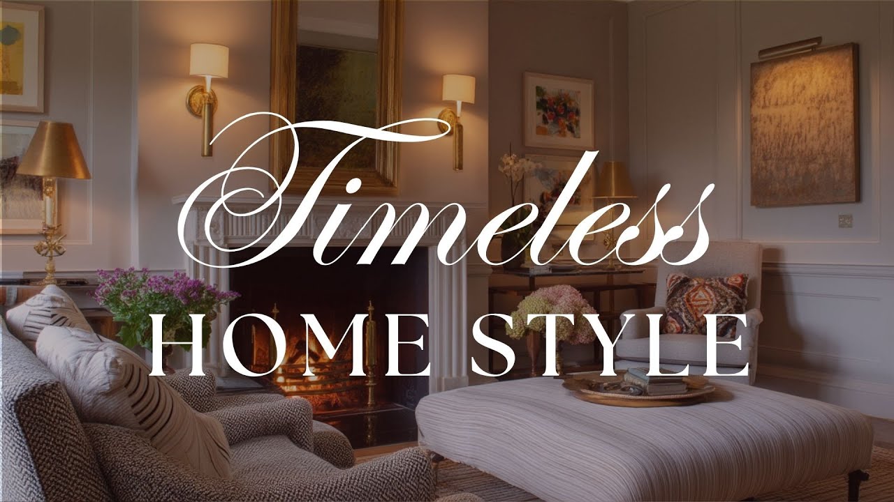 Timeless Home Style &bull; English Decor Ideas & Inspiration &bull; Relaxing Jazz Cafe Playlist TV Background
