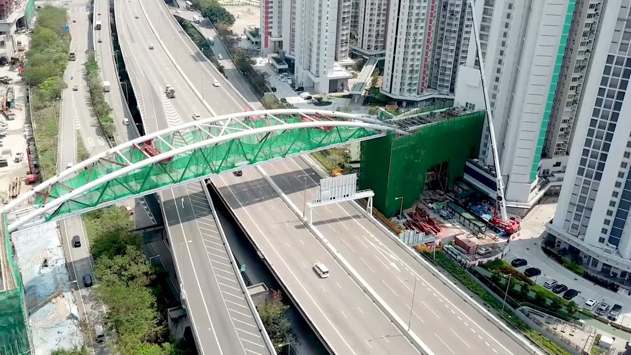 【#公屋之最 長嘅行人天橋🌉開通啦！】