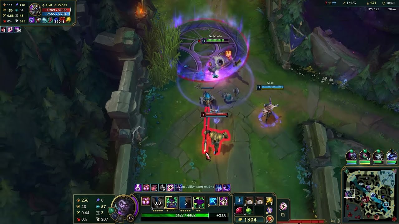 PUSH PUSH PUSH V.3 Mundo puts puny crocodile in the hospital | League of Legends