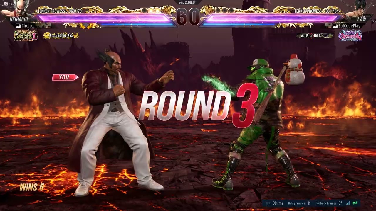 Tekken 8 | Thats How u Deal With Law Matchup with Heihachi..!!