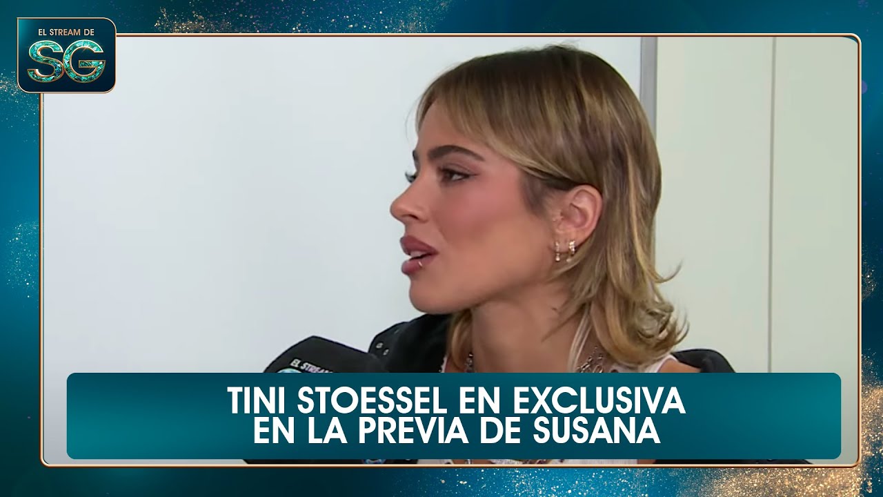 Tini Stoessel habló en la previa de su visita a #SusanaGiménez