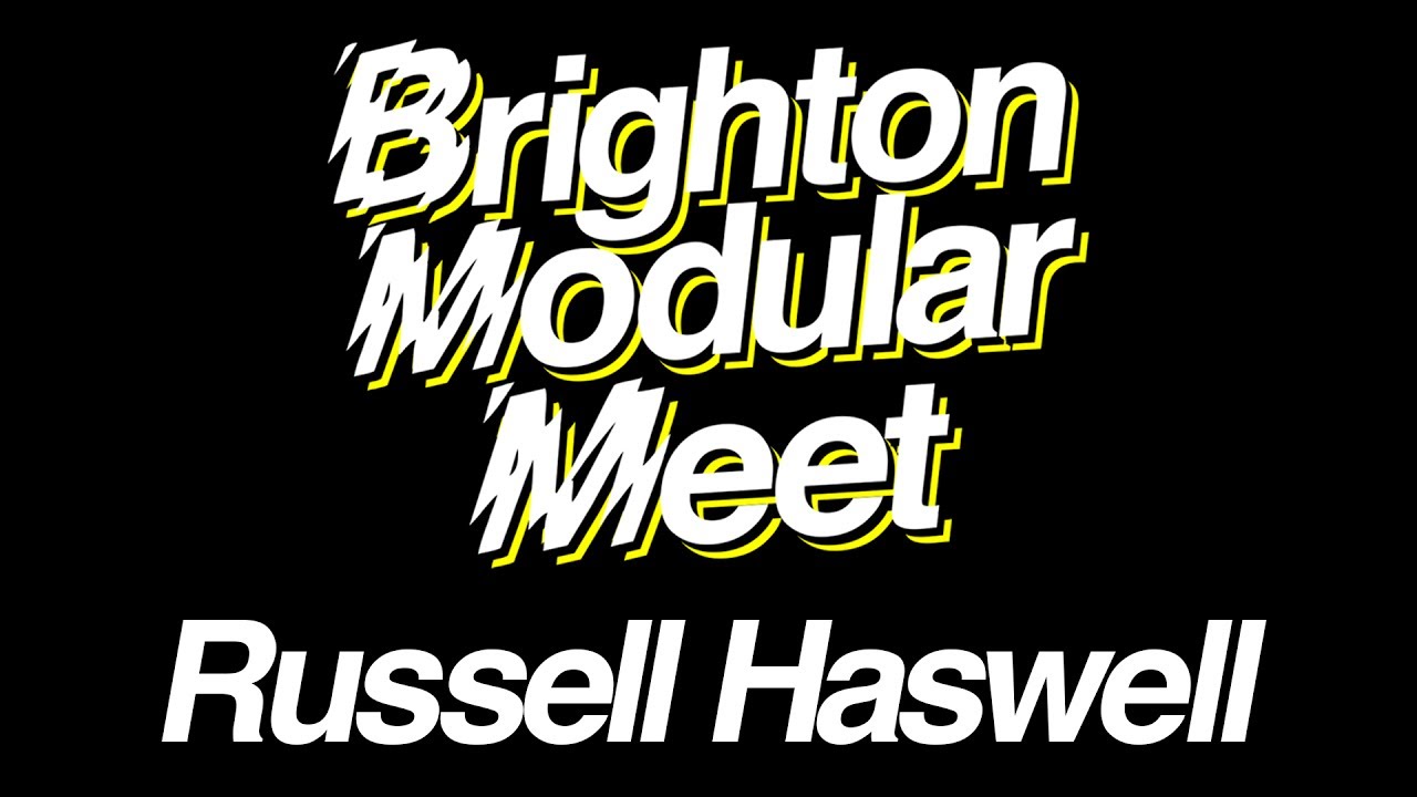 Russell Haswell live at Brighton Modular Meet 2017