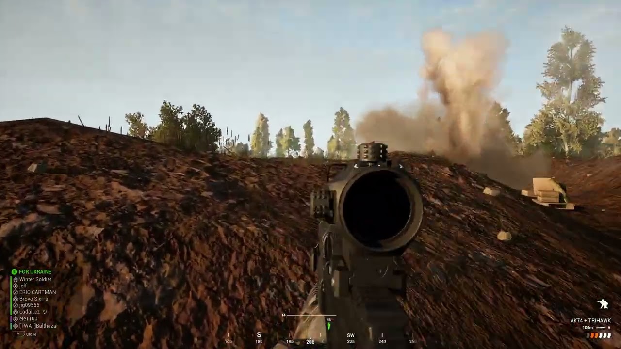 Wiping out 14 Russians within 4 minutes in the trenches (SQUAD)