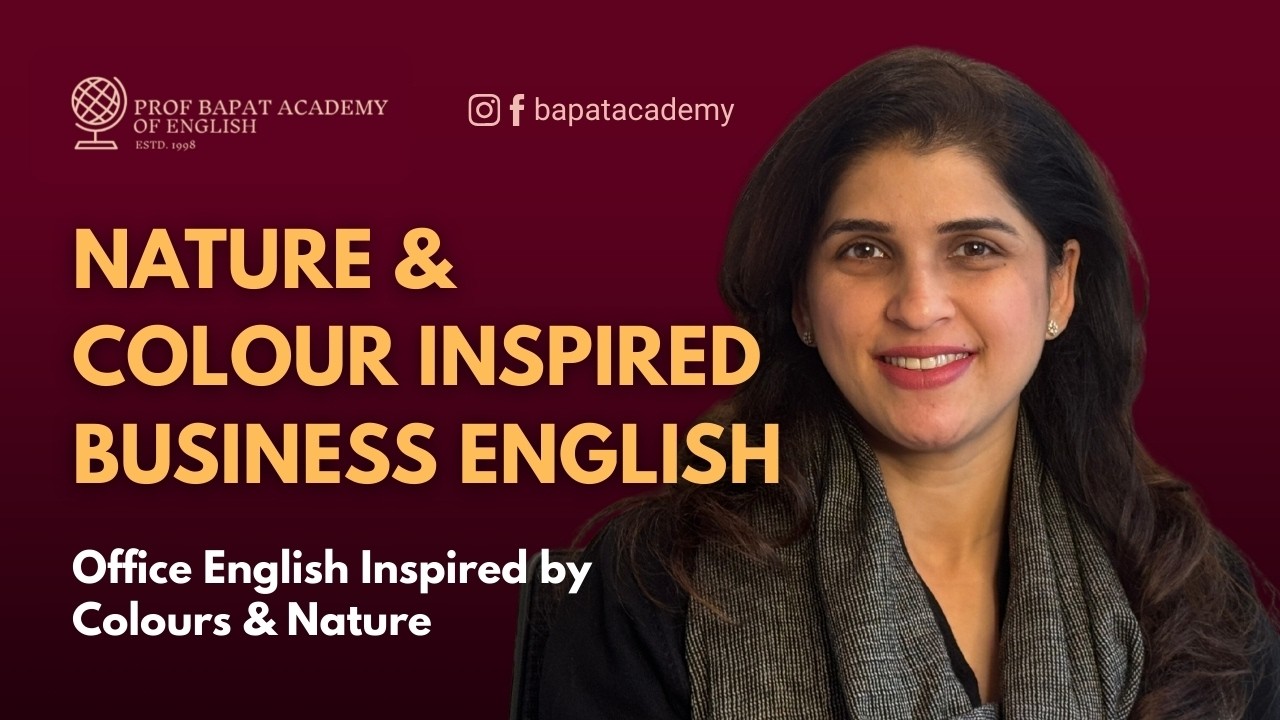 Corporate Phrases Inspired by Colours & Nature | Business English Explained