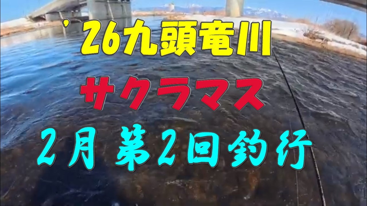 '26九頭竜川サクラマス第２回釣行