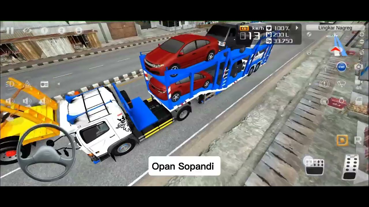 Part.1 Vlog Mod Bussid Hino car carierr