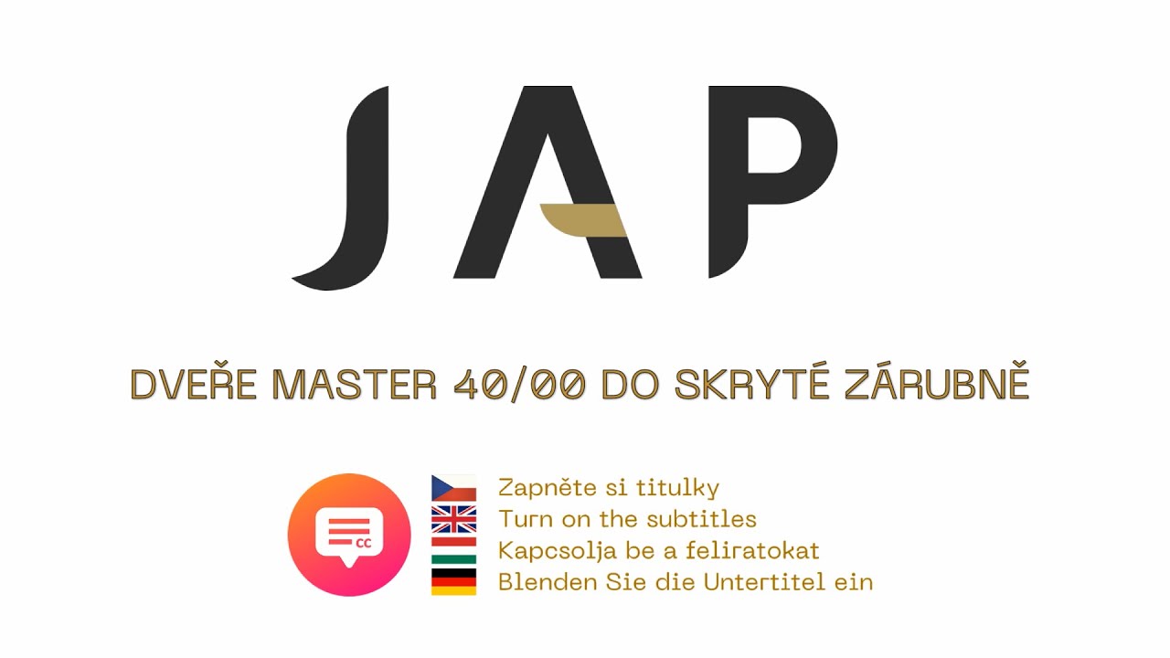 Montáž dveří Master 40/00 do skryté zárubně
