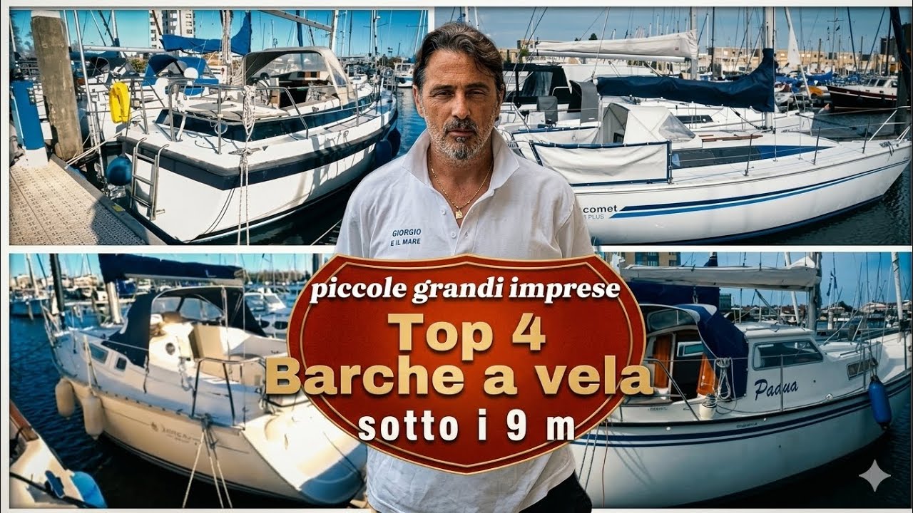 ⛵ Le 4 Migliori  Piccole Barche a Vela Usate  per Grandi Traversate 🌍