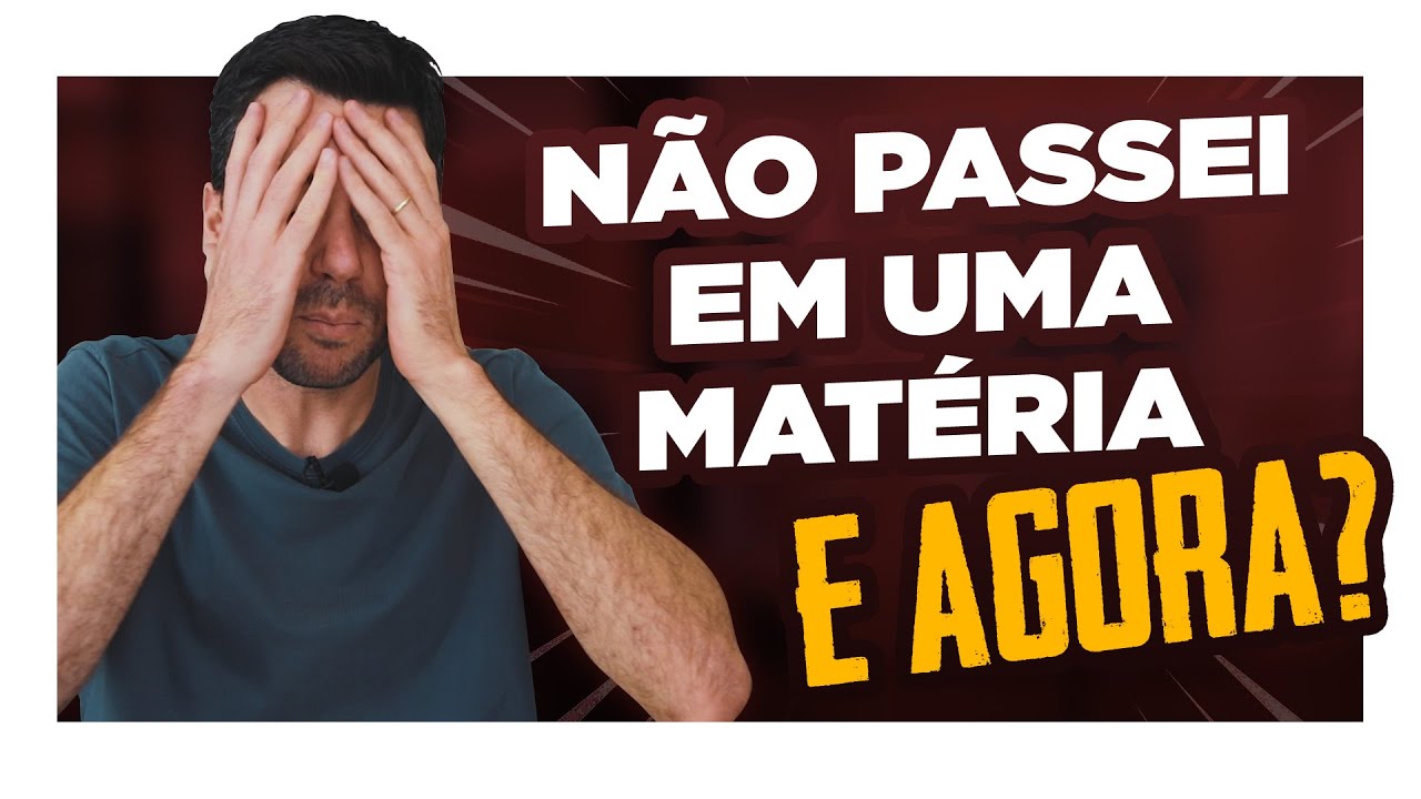 REPROVEI em uma MAT&Eacute;RIA do Encceja 2019, E AGORA?