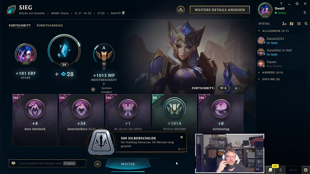 League of Legends | ARAM: CHAOS | Sejuani | A | 07.02.2026 | 13