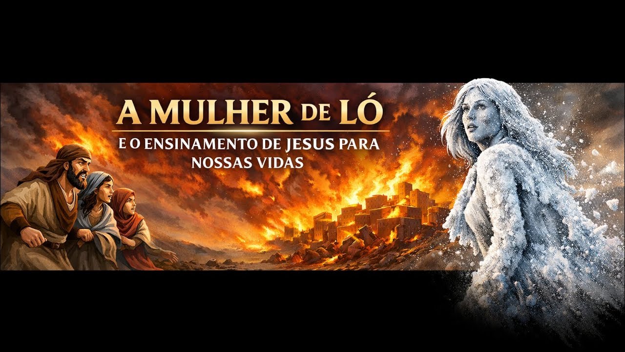 Não Olhe Para Trás - A Lição Da Mulher De Ló #bibliailustrada #evangelho #jesus #mulherdeló # 