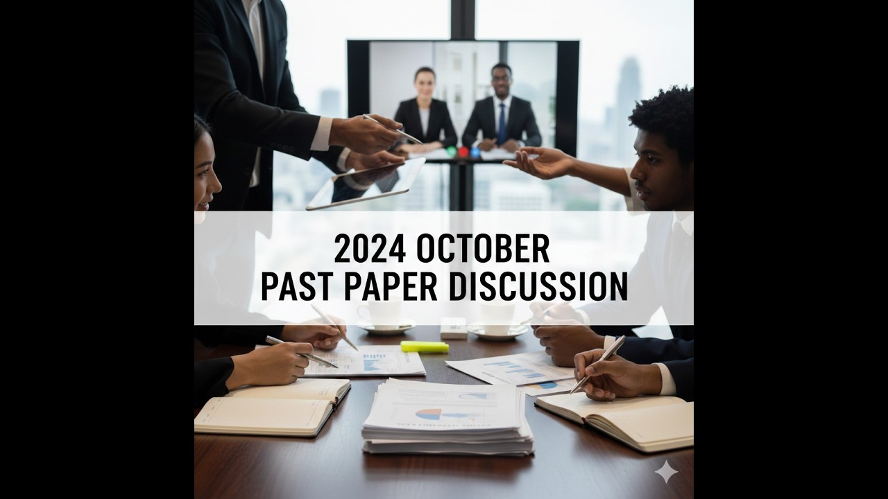 2024 October New Syllabus  Paper Discussion