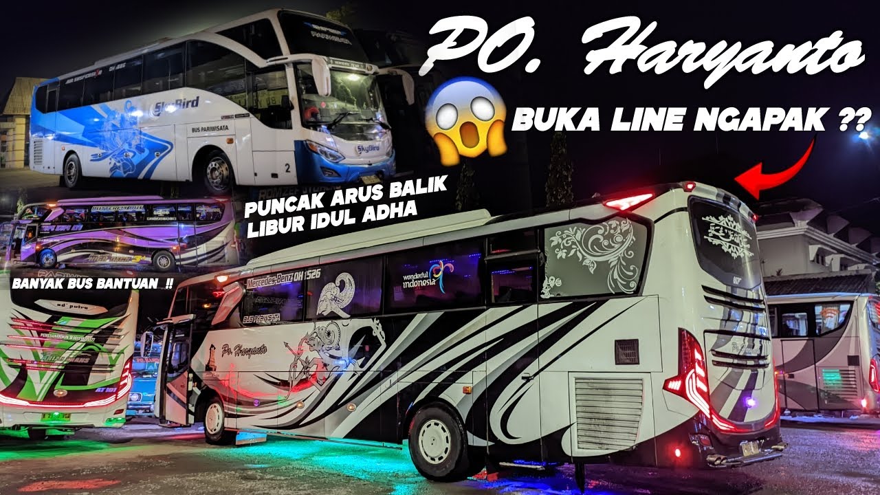 WOW PO HARYANTO BUKA LINE NGAPAK❓PO 168 TRANS KUPU-KUPU AYU AGRA MAS PEBEPE FULL DISERBU PENUMPANG‼️