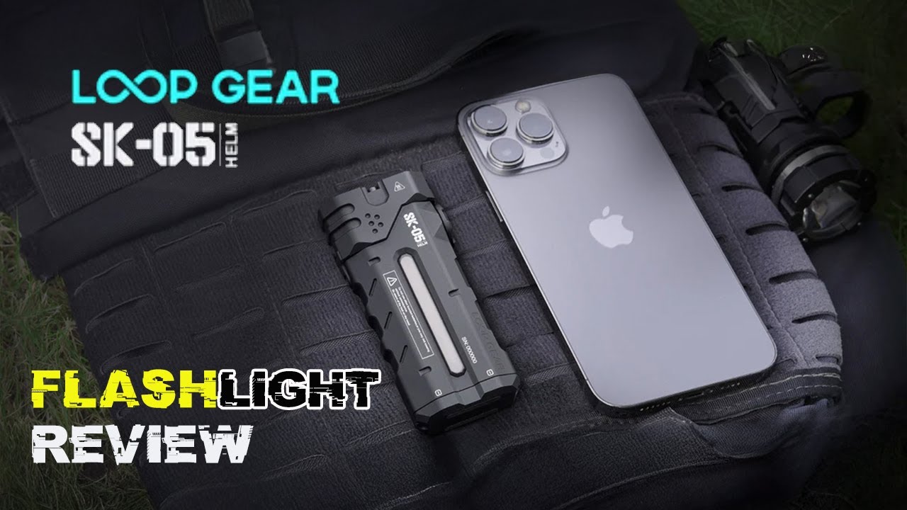 Loop Gear SK05 Helm – Small Flashlight, Big Power! Review+Testing