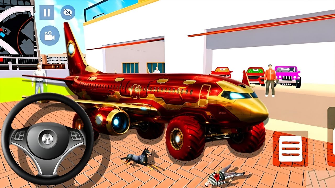 😘Indian Thift Auto Simulator🤩Indian Showroom Purchase🥰Modified Lexriy iron airoplane And Bike😘Gme
