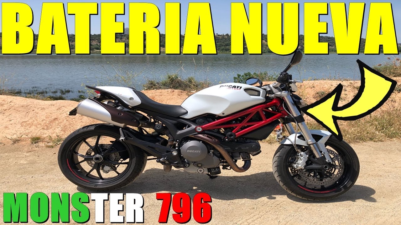 🔋Como cambiar BATERIA | DUCATI MONSTER 796✅