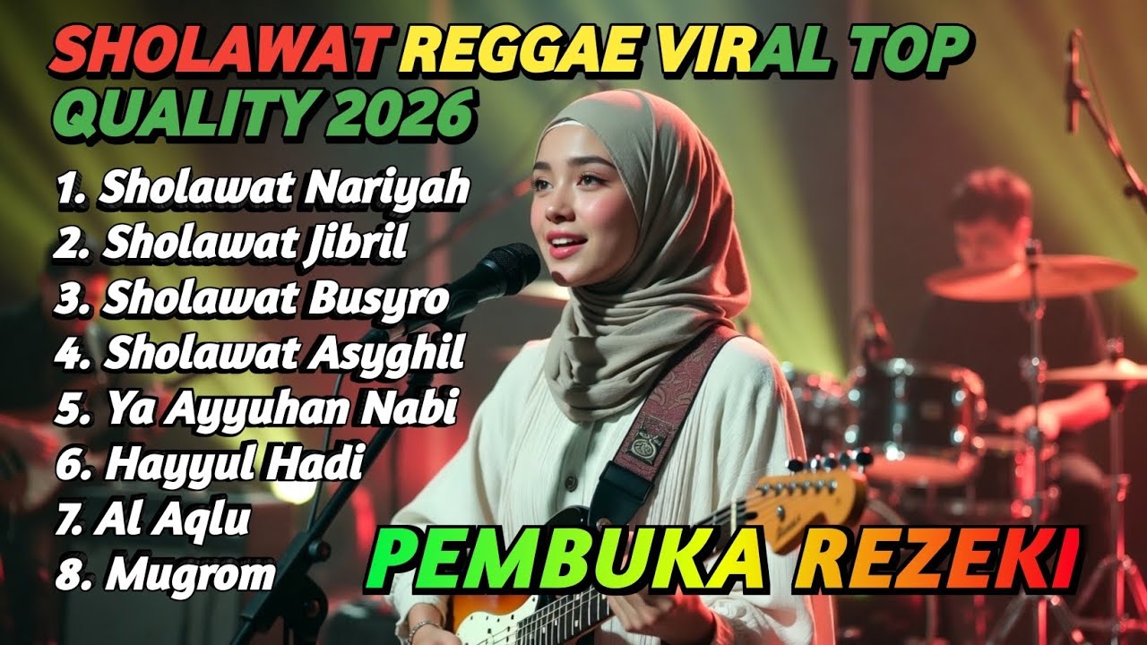 🎶SHOLAWAT REGGAE PALING MERDU, IRAMA DAMAI BIKIN HATI TENANG
