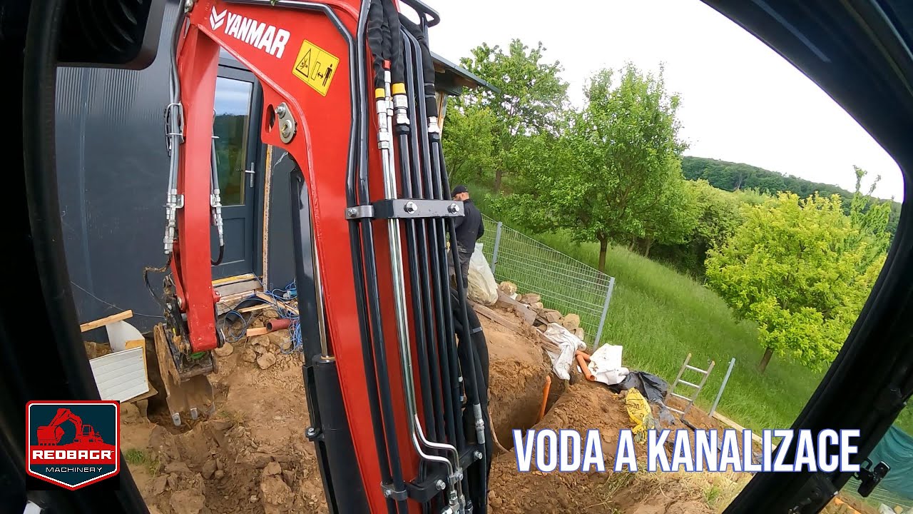 Přípojky vody a odpady #yanmar vio38