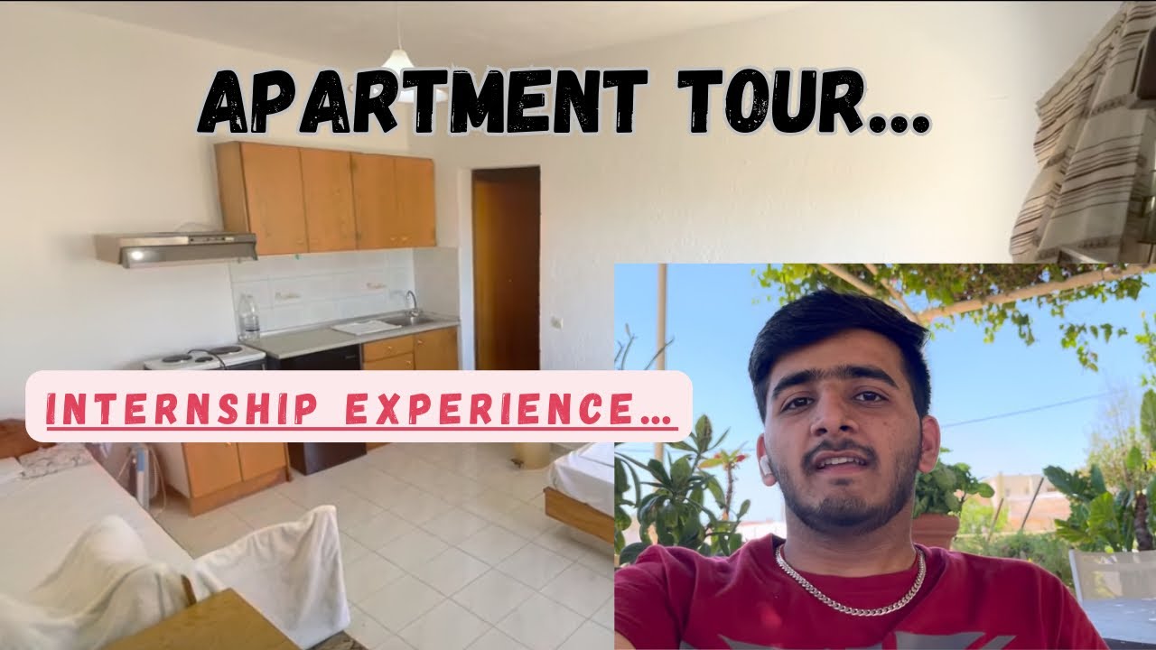 Apartment Tour +  Internship Experience in 5 Star Hotel Greece 🇬🇷