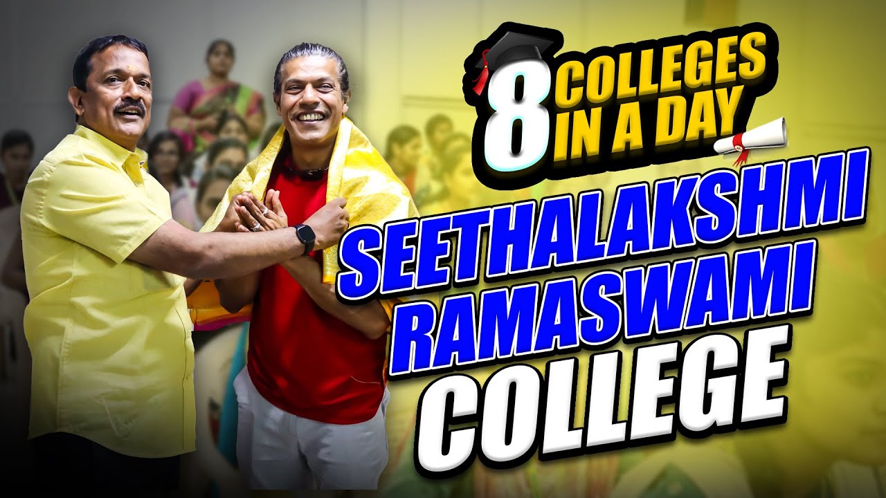 Seethalakshmi Ramaswami College, Trichy!! 🎓 8 Colleges In A Day! ✨ | Sidd Ahmed