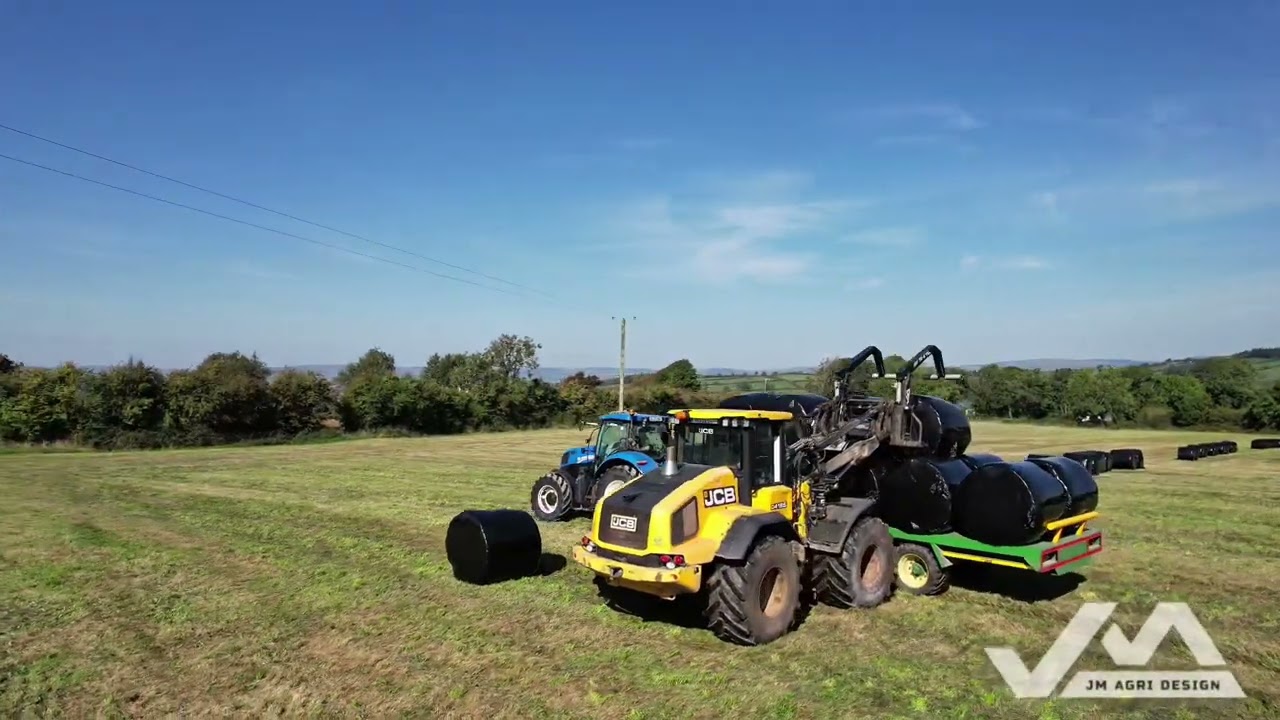 JM Agri Design TR-4 and TR-8 bale handlers