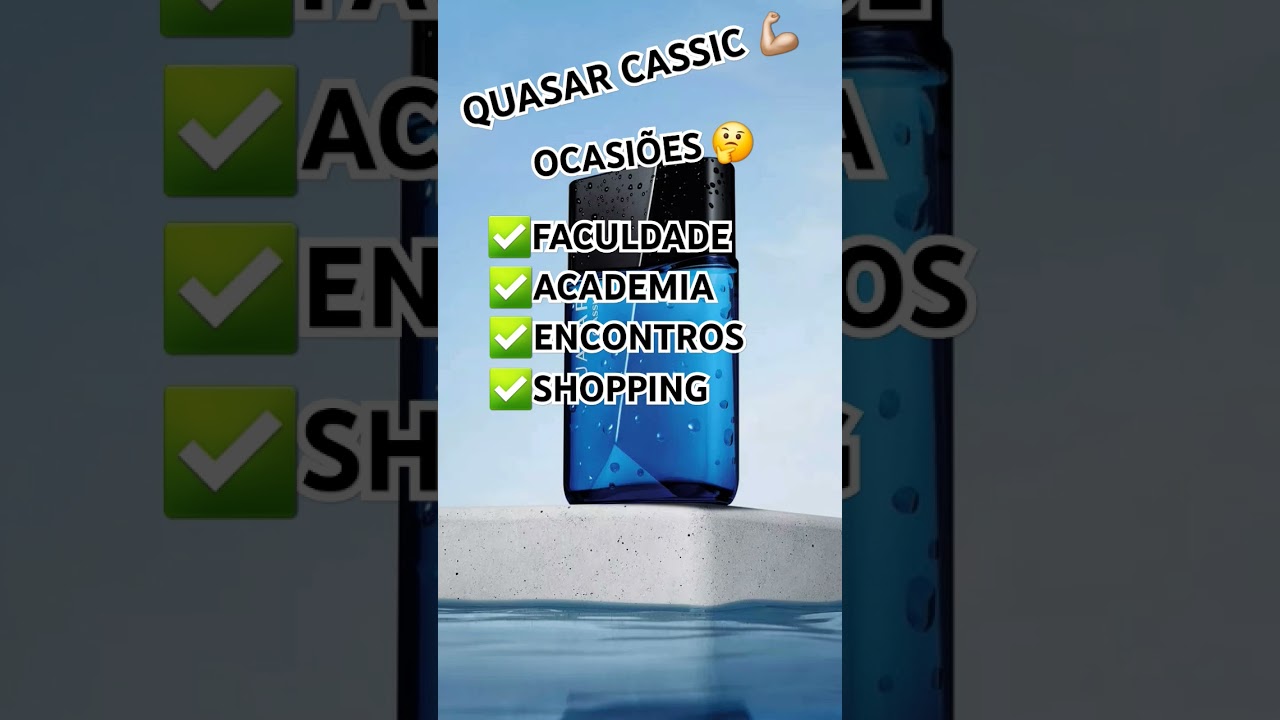Quasar Classic O Boticario #perfume #boticario