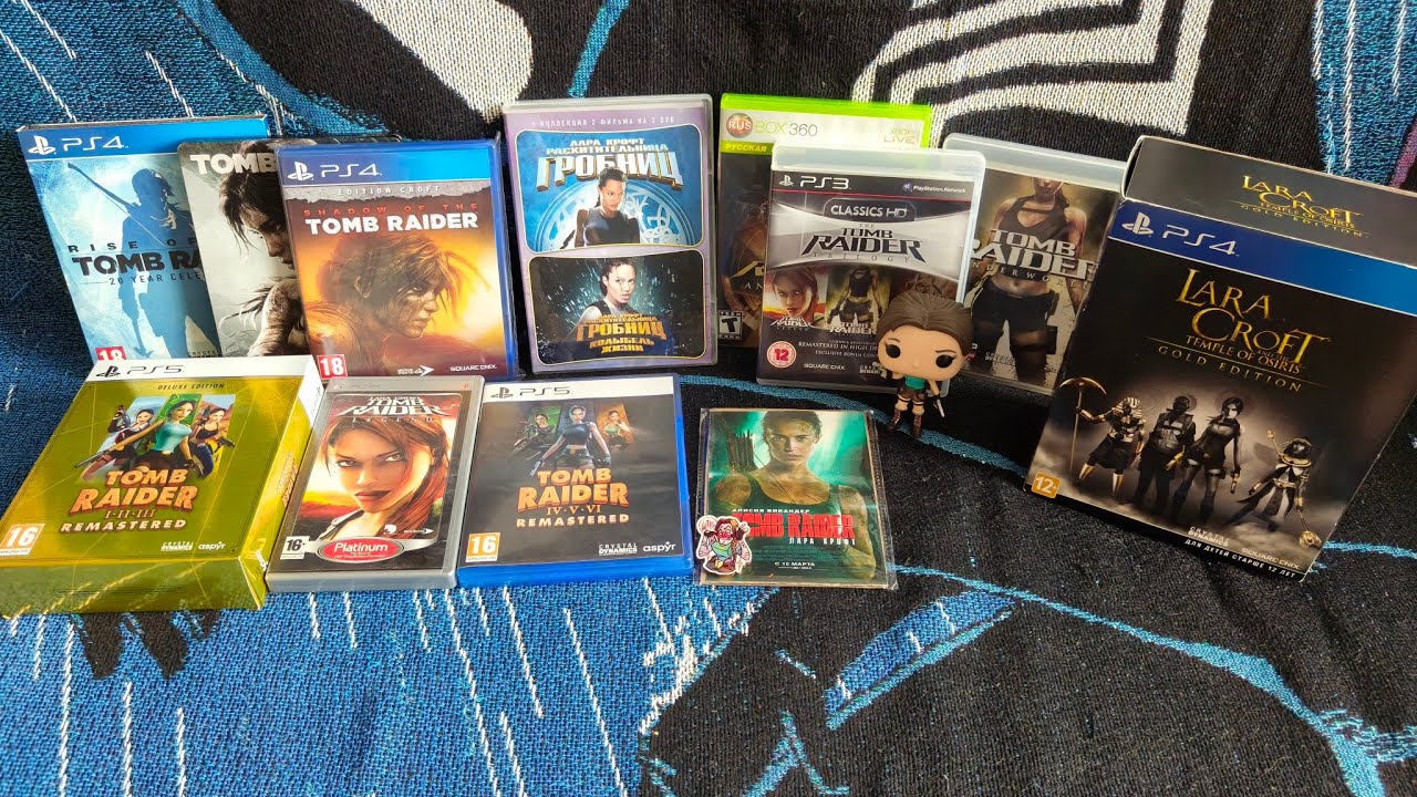 Моя коллекция по франшизе Tomb Raider