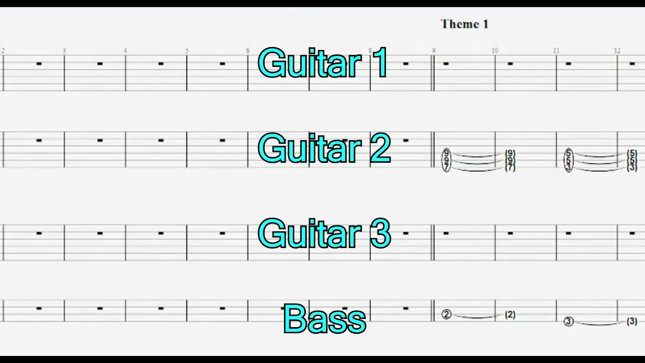 Sirius + Eye in the Sky Guitar Tabs - The Alan Parsons Project