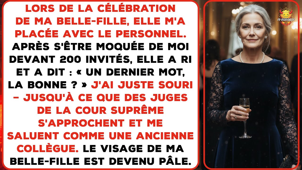 Ma belle-fille m’a appelée « l’aide » — puis les juges sont venus me saluer.