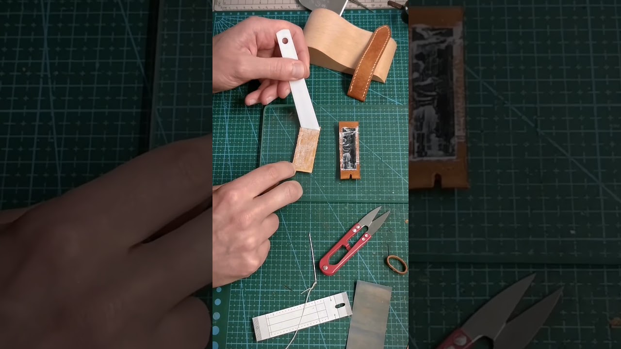 Using Cricut for making a leather Apple watch strap - Leathercraft