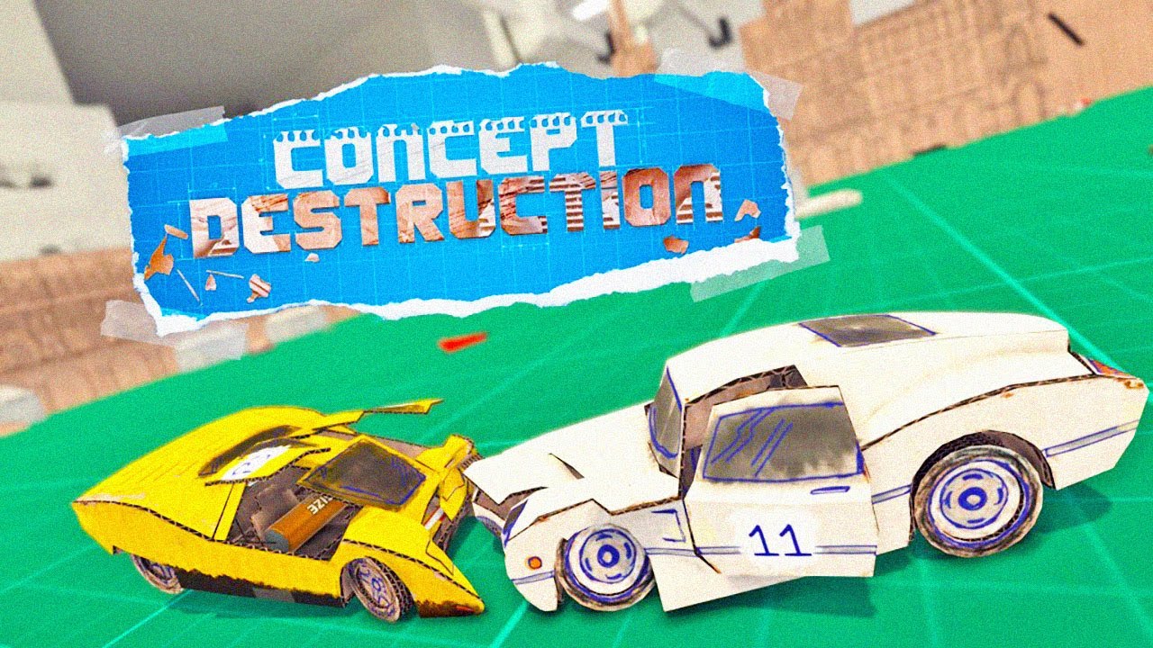 Wreckfest But Everything Is Cardboard...and it's awesome! - Concept Destruction