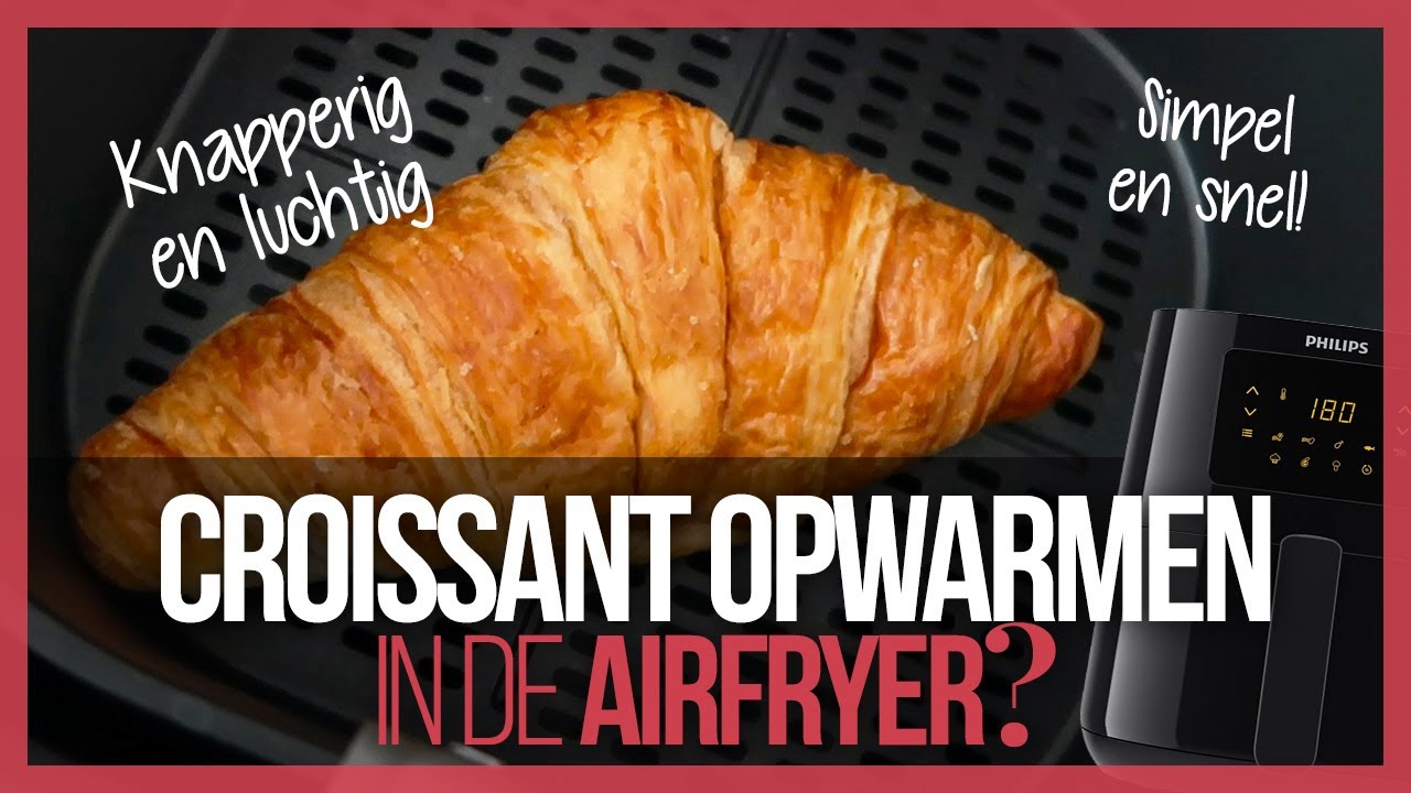 Airfryer Croissants Opwarmen (oude croissantjes weer als vers!) | Airfryer Vlog #1