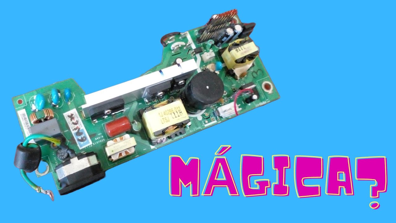 Como reparar placa fonte do projetor Benq MP515 MP525 MP525P (4H.0R440.A03)?