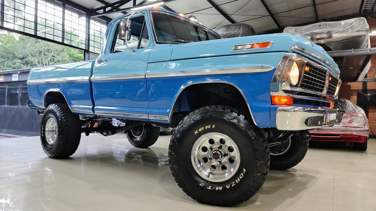 Ford F1000 4x4 Diesel Turbo completo disponível para venda no www.hotv8.com.br