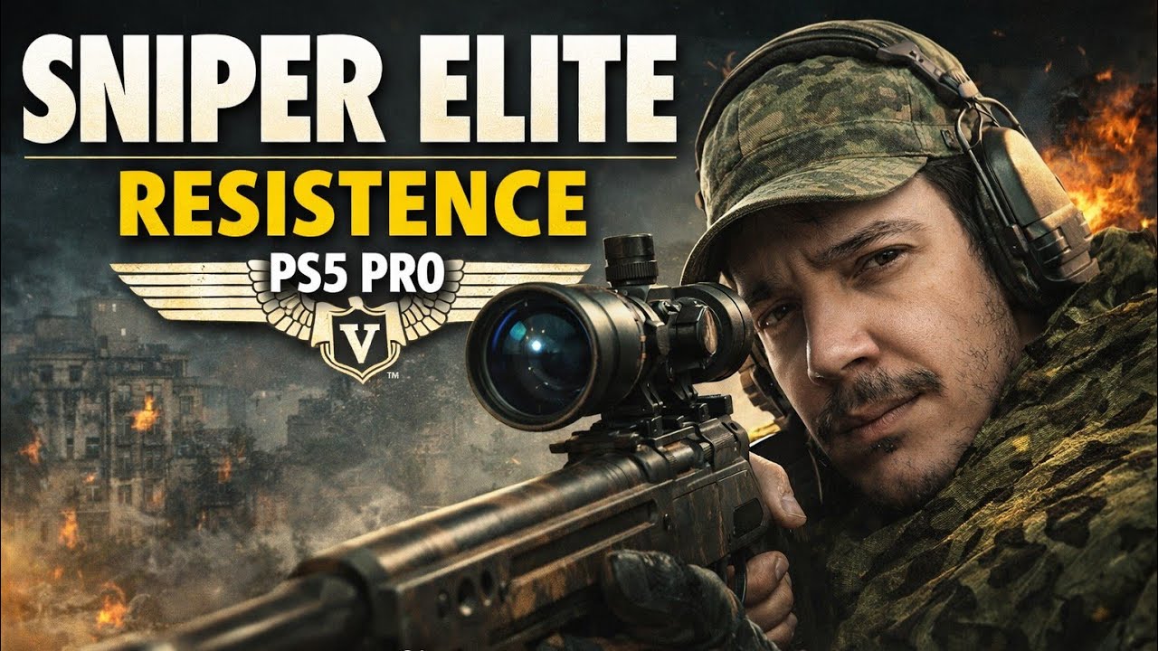 🚨SNIPER ELITE RESISTANCE PS5 PRO 🛎️ PT-BR
